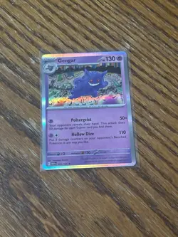 Pokemon TCG Gengar 094/165 R SV2a 151 Holo Card NM Condition - Image 1
