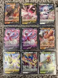 Pokemon TCG Sword & Shield Era 97 Card V Lot Rare Holo ALL NM - Image 2