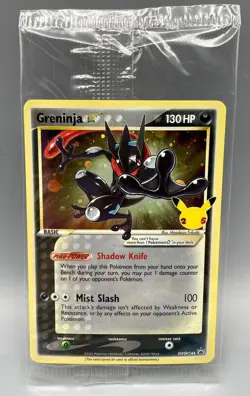 Greninja Promo SWSH144 Sealed 25th Anniversary Pokemon Card NM - Image 1