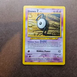 Unown G 27/105 Pokemon Neo Destiny Rare Card - LP - Image 1