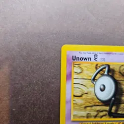 Unown G 27/105 Pokemon Neo Destiny Rare Card - LP - Image 2