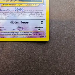 Unown G 27/105 Pokemon Neo Destiny Rare Card - LP - Image 5