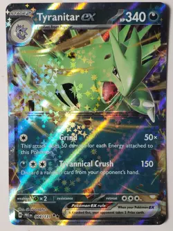 EX HOLO Tyranitar 064/131 NM / M - Prismatic Evolutions Pokemon Card - Image 1