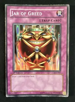 Jar of Greed Yu-Gi-Oh! Trap Card - Image 1