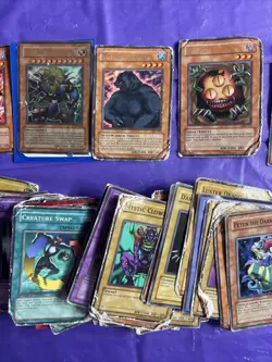 Lot Of Damaged YuGiOh Cards - Image 3