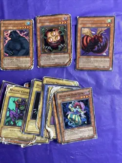 Lot Of Damaged YuGiOh Cards - Image 4