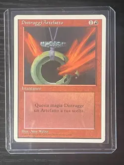 Magic MTG Italian Revised Shatter Artist Proof Near Mint - Only 50 Exist! - Image 3