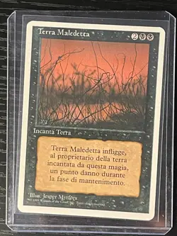 Magic MTG Italian Revised Cursed Land Artist Proof Near Mint - Only 50 Exist! - Image 3