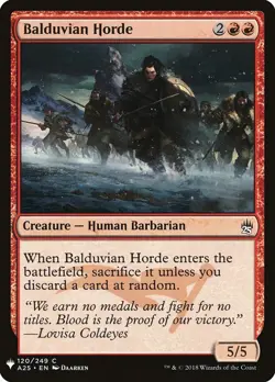 1x Balduvian Horde NM Eng MTG - The List - Image 1