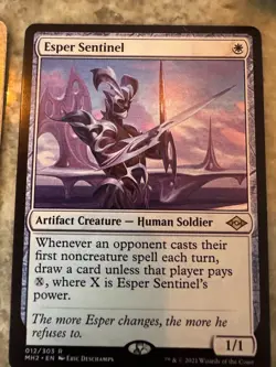 Esper Sentinel Modern Horizons 2 Playtest Art - Image 1