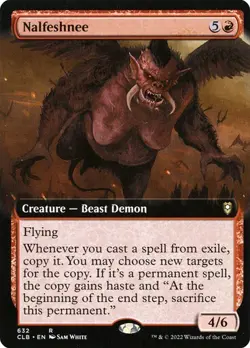 Nalfeshnee EXTENDED - 632 - Rare - Commander Legends CLB MTG - Image 1