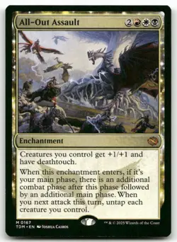 All-Out Assault #167 MTG Tarkir TDM NM X1 - Image 1