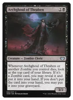 MTG Archghoul of Thraben | #93 Innistrad: Crimson Vow | English - Image 1