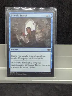 Frantic Search X1 LP Dominaria Remastered MTG - Image 1