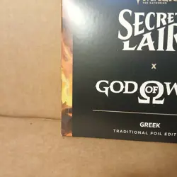 Sealed MTG PlayStation Secret Lair x God of War: Greek Foil Edition (Damaged) - Image 2