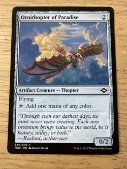 MTG - Ornithopter of Paradise - Modern Horizons 2 - NM, English Magic Free Ship - Image 1