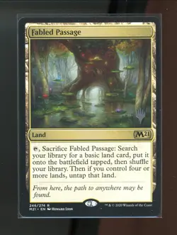MTG Fabled Passage Core Set 2021 Pack Promo 246/274 - Image 1