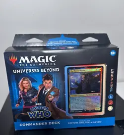 Magic the Gathering CCG: Doctor Who Commander Deck - Timey-Wimey Sealed Box Wear 195166228815 - Image 1