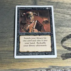 Demonic Tutor Unlimited Edition Regular for sale online - Image 1