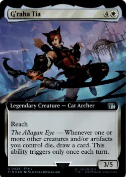 MTG G'raha Tia (Extended Art) Foil NM FINAL FANTASY Magic 429 - Image 1