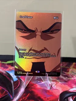 Cruel Tutor - BORDERLESS FOIL - MtG Avatar: the Last Airbender - Image 1
