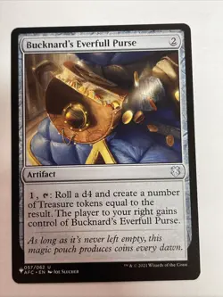 Mtg The List Bucknard’s Everfull Purse Commander: AFR #57 Uncommon - Image 1