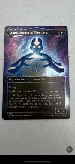 1 x Avatar Aang // Aang, Master of Elements - Raised Foil - Avatar: The Last Air - Image 2