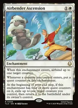 4x Airbender Ascension - Avatar the Last Airbender - MTG - NM - Image 1