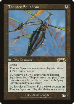 Thopter Squadron 1x MtG Exodus EXO PLAYED - Image 1