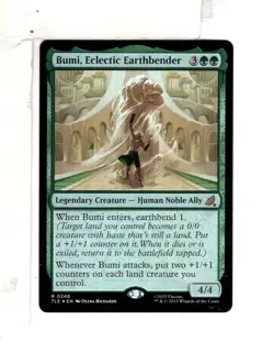 MTG SkeenAB Bumi Eclectic Earthbender FOIL from TLE. NM. - Image 1
