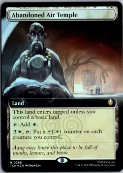 Abandoned Air Temple (Extended Art) R Avatar: The Last Airbender 386 NM Foil Mag - Image 1