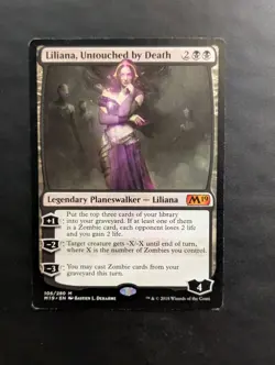 English - MTG Liliana, Untouched by Death Core Set 2019 - LP - Image 1