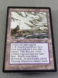 Thawing Glaciers Alliances MTG -Never Played Near Mint-Vintage RESERVE LIST - Image 3
