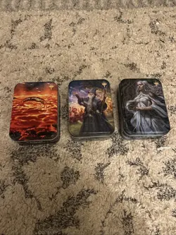 MTG LOTR Tales of Middle-Earth Collectable Storage Tins Or Deck Boxes - EMPTY - Image 1