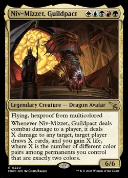 MTG Murders at Karlov Manor *FOIL* R Niv-Mizzet, Guildpact #0220 - Image 1