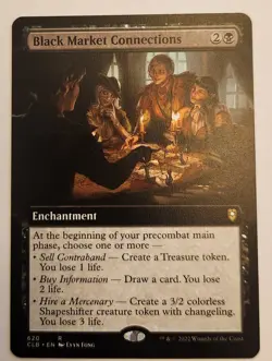 Black Market Connections CLB #620 Extended Art Rare Regular NM+ - Image 1