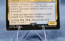 Cid, Timeless Artificer (0407) | Final Fantasy (MTG) | NM EN - Image 2