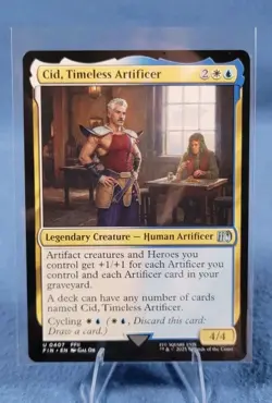 Cid, Timeless Artificer (0407) | Final Fantasy (MTG) | NM EN - Image 1