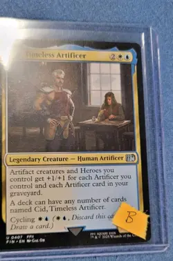 Cid, Timeless Artificer (0407) | Final Fantasy (MTG) | NM EN - Image 4