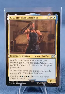 Cid, Timeless Artificer (0416) #416 (NM) Final Fantasy FIN Magic MTG - Image 1