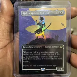 Haliya, Guided by Light - Foil - Borderless Edge of Eternities - Image 1