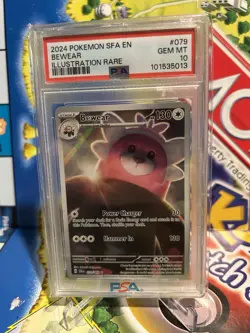 2024 POKEMON SFA EN-SHROUDED FABLE ILLUSTRATION RARE #079/064 BEWEAR PSA 10 - Image 1