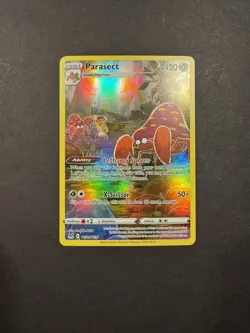 Pokemon TCG Lost Origin Parasect Ultra Rare Holo TG01/TG30 NM - Image 1