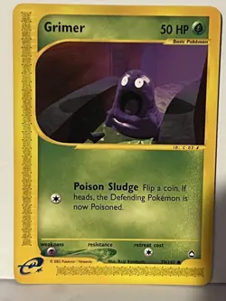 Grimer 79/147 Aquapolis NM Pokemon Fast Shipping - Image 1