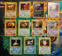 Pokemon TCG Vintage Holo Lot Of 11 [Foreign] READ DESCRIPTION - Image 1