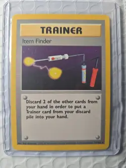 Pokemon - Base Set Shadowless - Item Finder 74/102 - Rare LP - Image 1