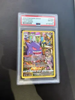 Pokemon SWSH Lost Origin Gengar Trainer Gallery 2022 TG06/TG30 PSA 8 - Image 1