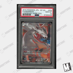 2015 Pokemon Japanese Legendary Shine Collection Reshiram Fa PSA 10 2/27 - Image 1