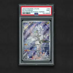 2025 Pokemon JTG EN Journey Together #167 N's Reshiram Enhance Box Topper PSA 9 - Image 1