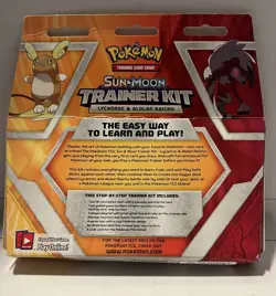 Pokemon TCG Sun and Moon Trainer Kit Lycanroc & Alolan Raichu Sealed - Image 2